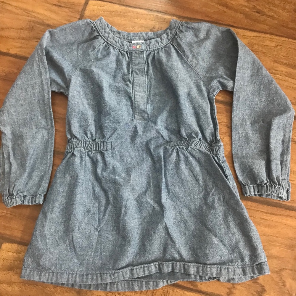 4T denim top. Super cute with leggings!